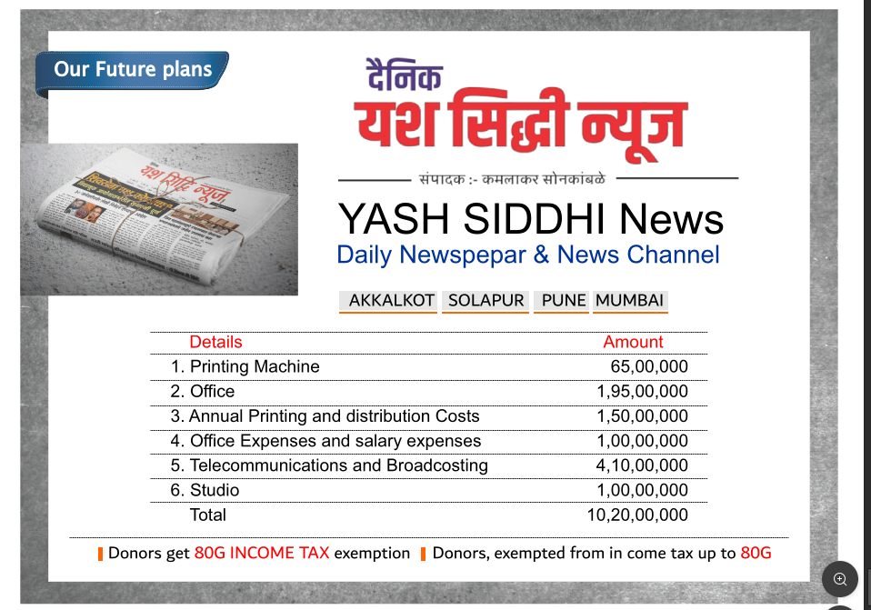 Yash Siddhi Plans